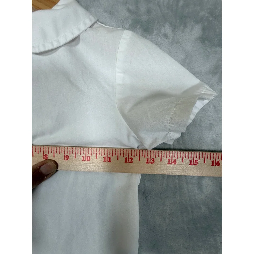 French Toast Shirt 4T White Short Sleeve Peter Pan Collar School Uniform